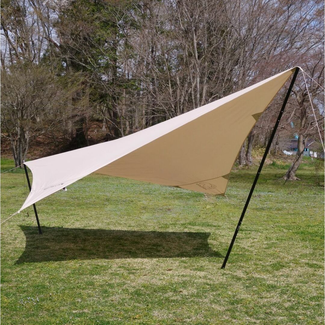 極美品 ノルディスク Nordisk Kari Diamond 10 Tarp カーリ ダイヤモンド 10 タープ ポール セット 日除け キャンプ アウトドア スポーツ/アウトドアのアウトドア(テント/タープ)の商品写真