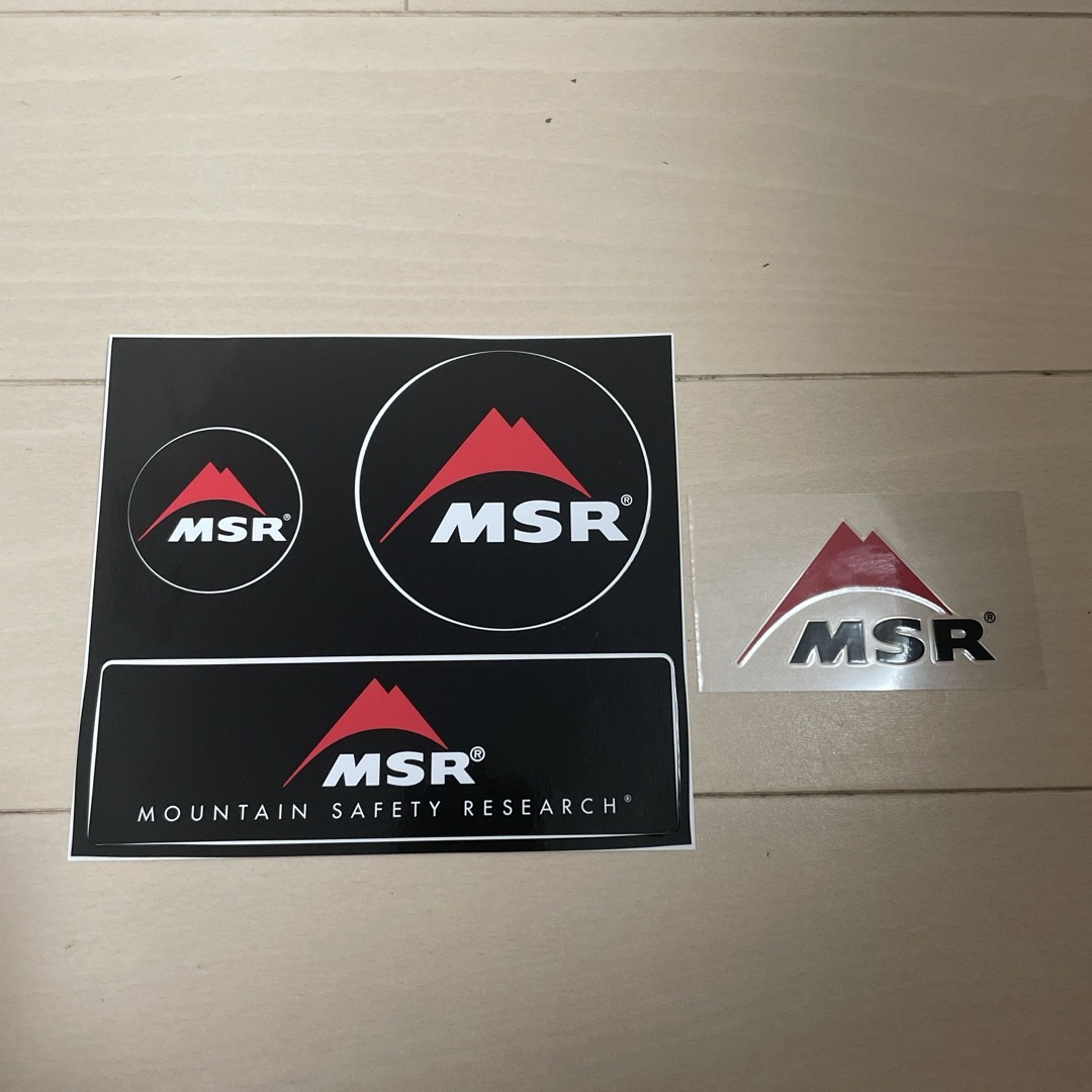 MSR(エムエスアール)のMSR ステッカー　シール　セット スポーツ/アウトドアのアウトドア(その他)の商品写真