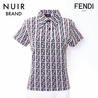 フェンディ(FENDI)のフェンディ FENDI ズッカ　ポロシャツ size:44 半袖シャツ(シャツ/ブラウス(半袖/袖なし))