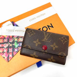 LOUIS VUITTON - ルイヴィトン　ミュルティクレ6連　キーケース　モノグラム　フューシャ　美品