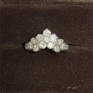プラチナ Pt900 ダイヤモンドリング 指輪(リング(指輪))
