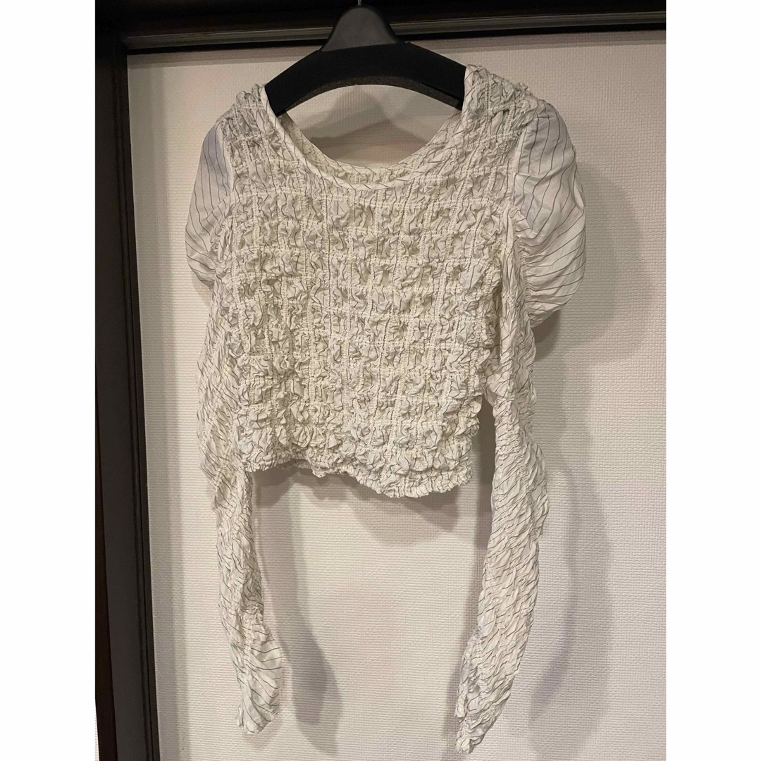 MAISON SPECIAL Shirring Puff Sleeve Tops レディースのトップス(シャツ/ブラウス(長袖/七分))の商品写真