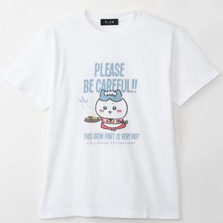 ちいかわレストラン Tシャツ ハチワレ ホワイト　Lサイズ(Tシャツ/カットソー(半袖/袖なし))