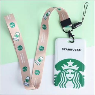 Starbucks Coffee - スターバックス　スタバIDカードケース社員証ホルダー ネックストラップ定期35