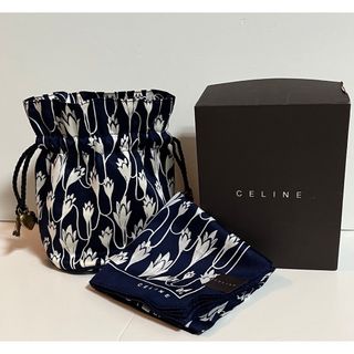 セリーヌ　巾着　ハンカチセット　ポーチ　未使用　CELINE