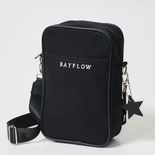 ベイフロー(BAYFLOW)のBAYFLOW ロゴショルダーバッグ BLACK(ショルダーバッグ)