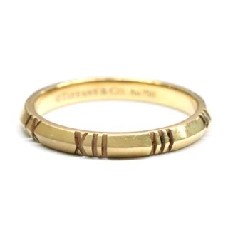 ティファニー(Tiffany & Co.)のティファニー アトラスXクローズド リング・指輪 イエローゴールド K18YG Au750 ジュエリー ユニセックス サイズ 19号 TIFFANY&Co.(リング(指輪))