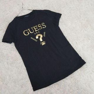 ゲス(GUESS)の【GUESS】ゲス（XS）半袖Tシャツ カットソー プルオーバー ロゴ入り(Tシャツ(半袖/袖なし))