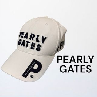 PEARLY GATES - パーリーゲイツ　PEARLY GATES キャップ　帽子　ゴルフ　ホワイト　人気