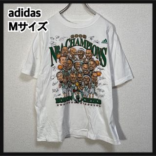 アディダス(adidas)の【アディダス】半袖Tシャツ　ボストンセルティック　バスケ　NBA　白T　15(Tシャツ/カットソー(半袖/袖なし))