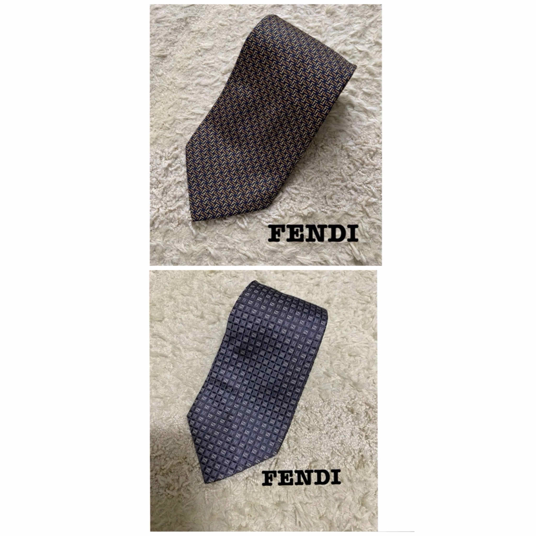 FENDI(フェンディ)のFENDI フェンディ ネクタイ　2本 メンズのファッション小物(ネクタイ)の商品写真