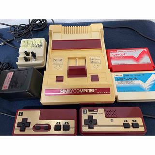 ファミリーコンピュータ - ファミコン　四角ボタン　付属品有り　ドンキーコング　ドンキーコングJr.