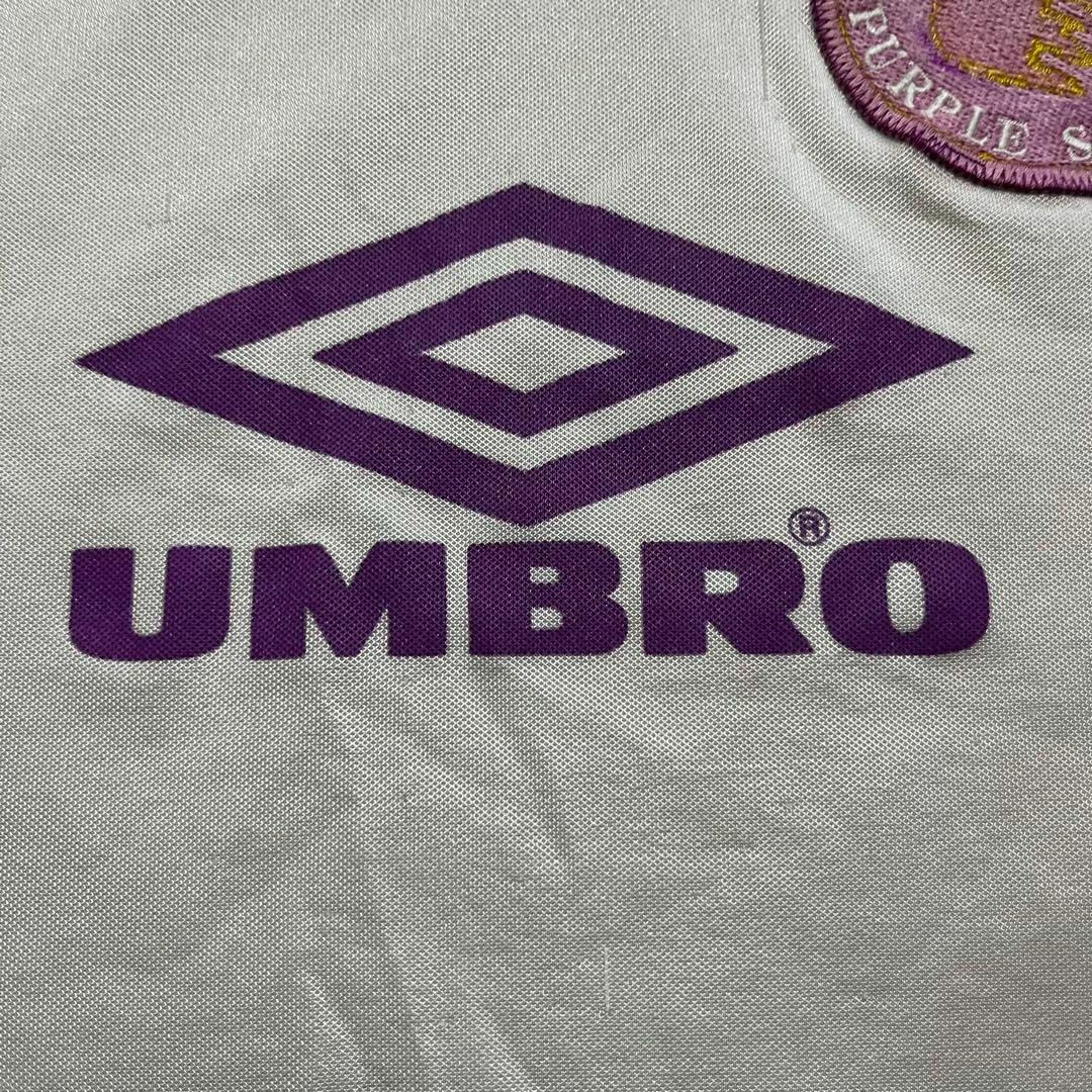 UMBRO(アンブロ)の90s  京都パープルサンガ 長袖ユニフォーム トレーニングウェア　ゲームシャツ スポーツ/アウトドアのサッカー/フットサル(ウェア)の商品写真