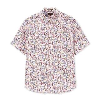 ポールスミスコレクション(Paul Smith COLLECTION)のPaul Smith COLLECTION ボタニカルリネン半袖シャツ 花柄(シャツ)