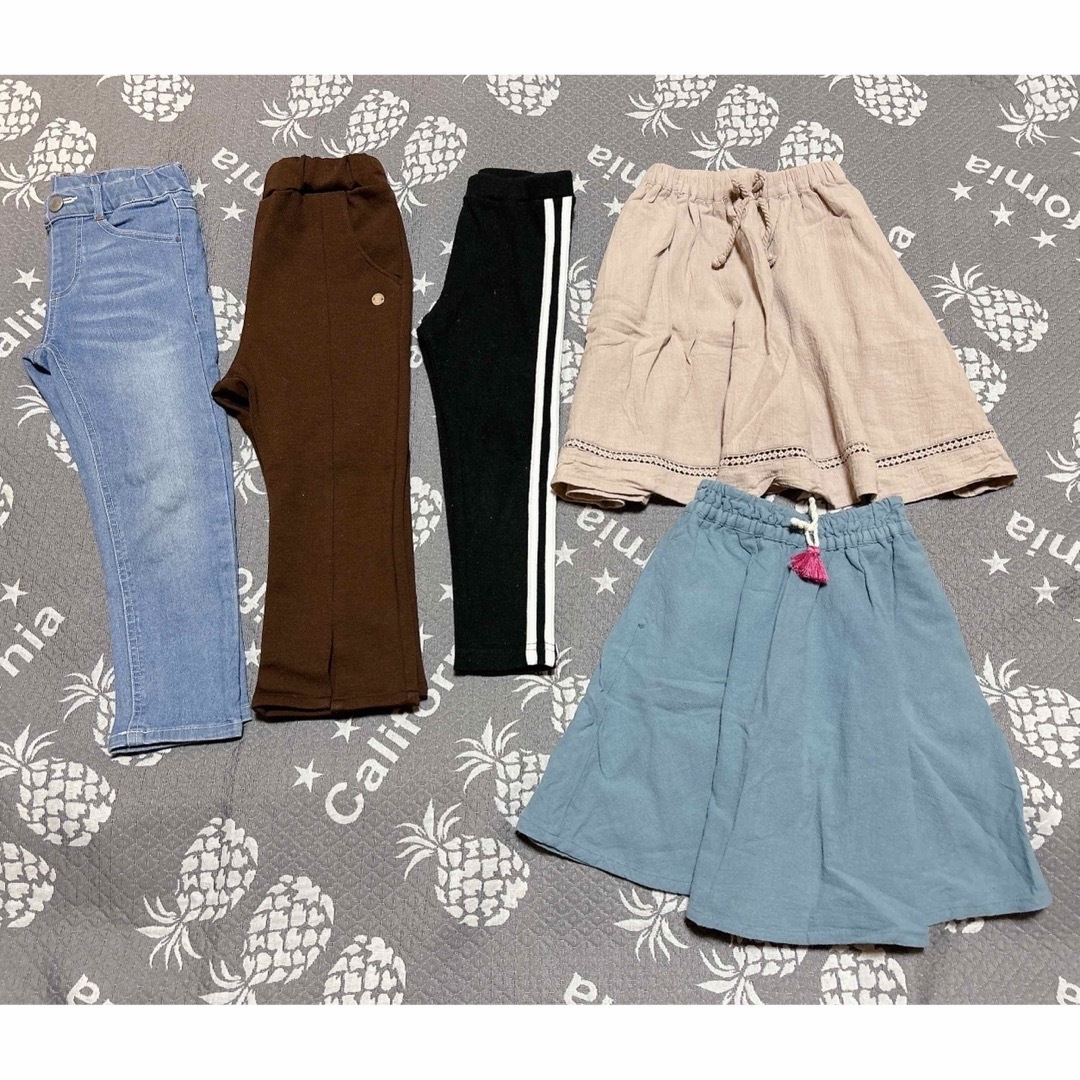 Branshes(ブランシェス)の女の子　100 ボトムスセット キッズ/ベビー/マタニティのキッズ服女の子用(90cm~)(パンツ/スパッツ)の商品写真