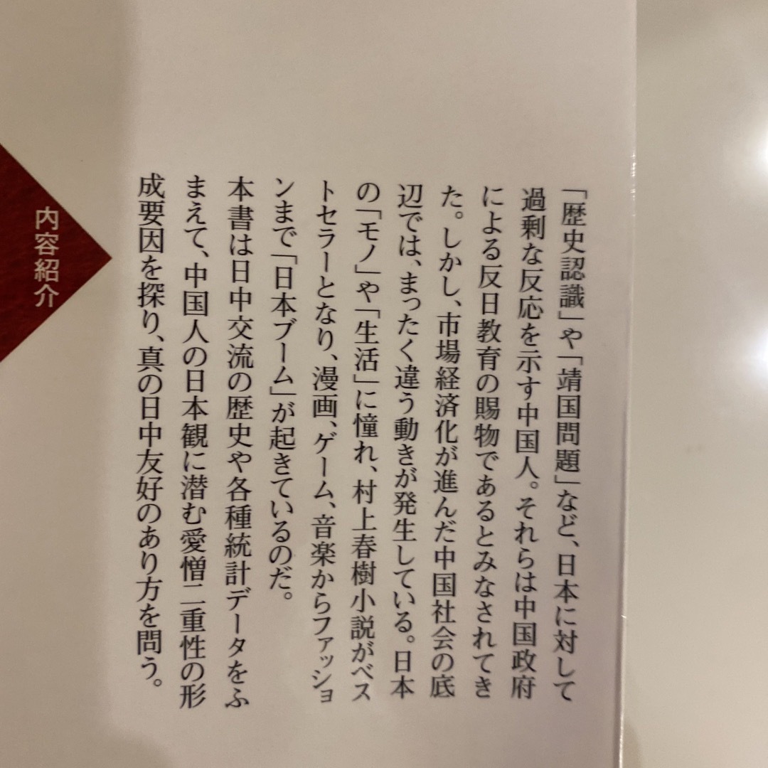ほんとうは日本に憧れる中国人 エンタメ/ホビーの本(その他)の商品写真