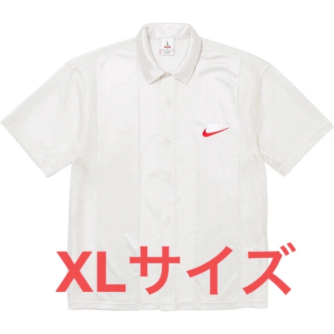 Supreme(シュプリーム)のSupreme x Nike Mesh S/S Shirt "White" メンズのトップス(シャツ)の商品写真