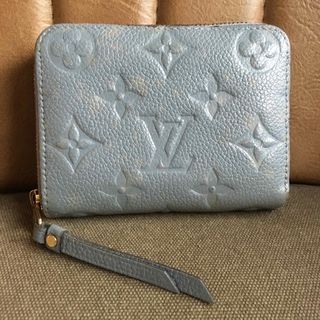 ルイヴィトン(LOUIS VUITTON)の訳あり レアカラー ヴィトン アンプラント ジップ コインケース (財布)