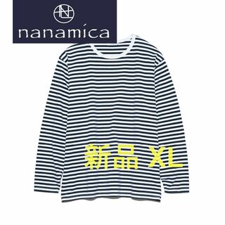 nanamica COOLMAX Stripe Jersey L/S Tee