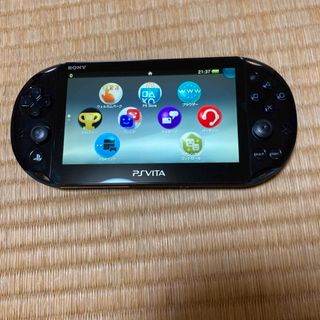 プレイステーションヴィータ(PlayStation Vita)のPSヴィータ2000 ブラック本体のみ動作品(携帯用ゲーム機本体)