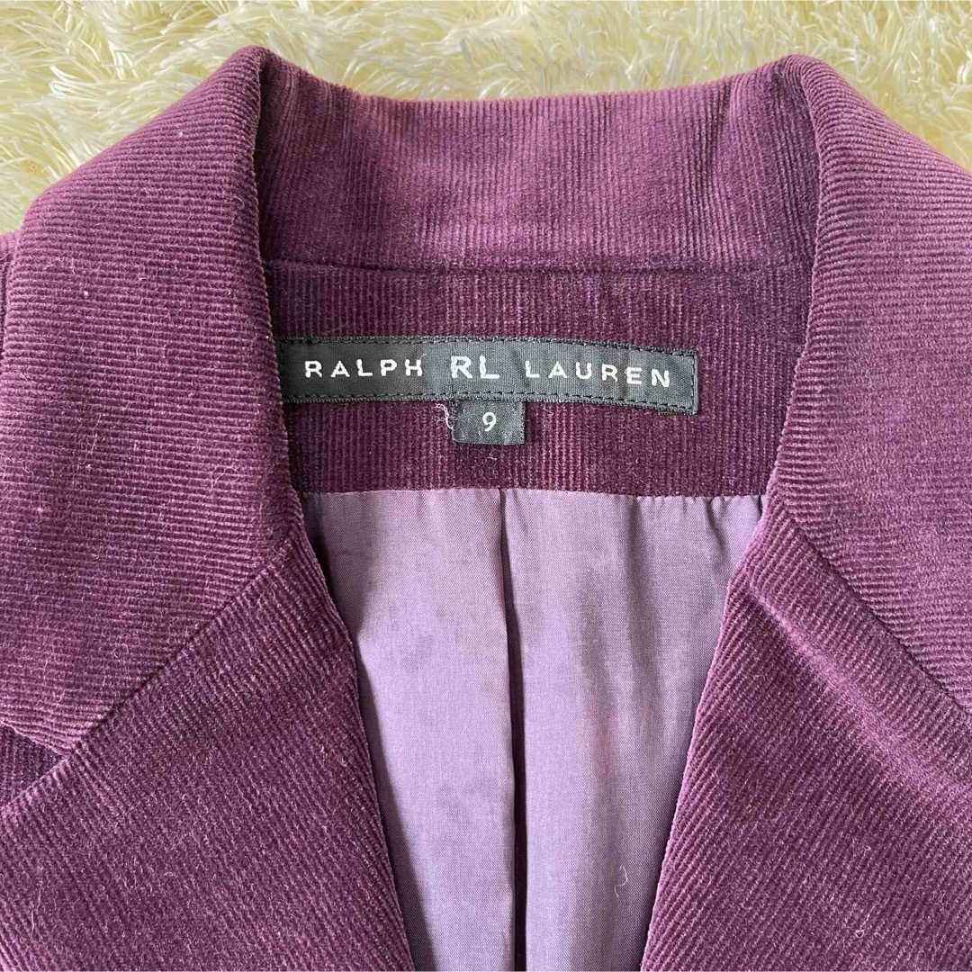 Ralph Lauren(ラルフローレン)の美品！RALPH LAUREN ラルフローレン　コーデュロイ　ジャケット レディースのジャケット/アウター(テーラードジャケット)の商品写真