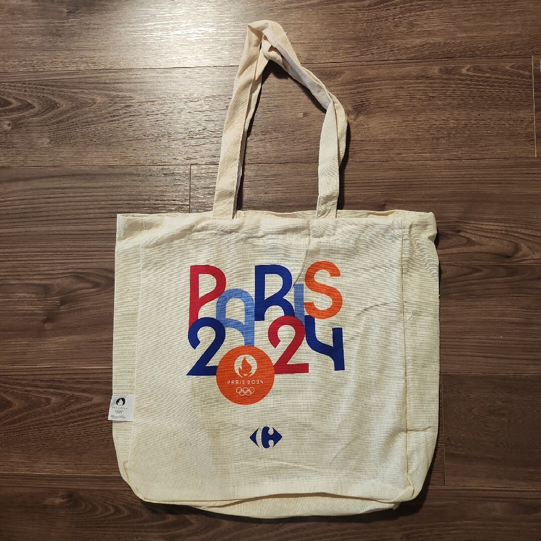 Carrefourオリジナル　2024 パリオリンピック　コットン製 エコバッグ メンズのバッグ(エコバッグ)の商品写真