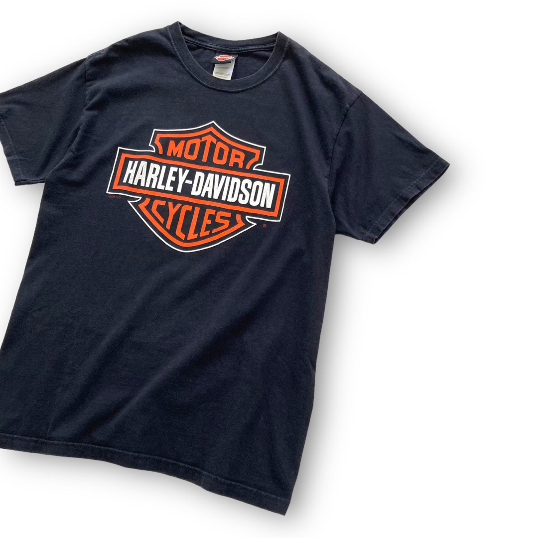 Harley Davidson(ハーレーダビッドソン)の【HARLEY-DAVIDSON】イーグルデカロゴプリント Tシャツ USA製 メンズのトップス(Tシャツ/カットソー(半袖/袖なし))の商品写真