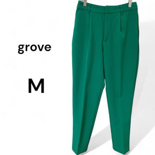 グローブ(grove)のグローブ　grove レディース　テーパード　ストレート　センタープレス　パンツ(カジュアルパンツ)