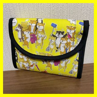 トラベリング芝犬⭐️中財布⭐️財布⭐️折財布⭐️お札入れ⭐️ハンドメイド(財布)