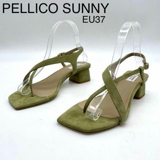 ペリーコサニー(PELLICO SUNNY)の★新品 ペリーコ サンダル MAYIM チャンキーヒール スエード 足長 36(サンダル)