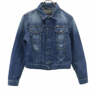 ディーゼル(DIESEL)のディーゼル リネンブレンド デニムジャケット XS DIESEL ジージャン メンズ 古着 【240420】(Gジャン/デニムジャケット)