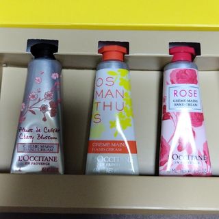 ロクシタン(L'OCCITANE)のロクシタンミニハンドクリーム3本セット(箱なし)(ハンドクリーム)