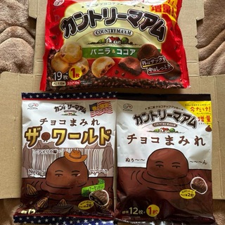 フジヤ(不二家)の菓子　カントリーマアム　3袋　4種類　チョコまみれ　不二家　人気　食品　新品(菓子/デザート)
