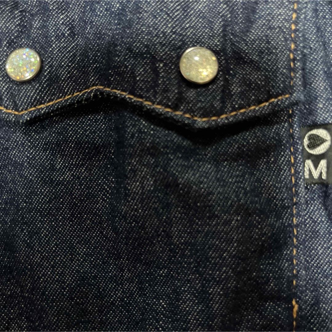 MORGAN HOMME(モルガンオム)のMORGAN HOMME   フランス　デニムウエスタンシャツ メンズのトップス(シャツ)の商品写真