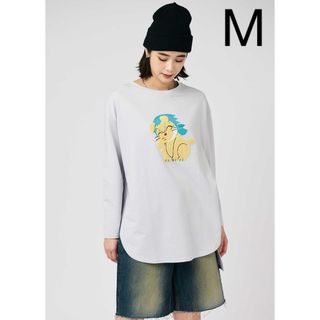 グラニフ　忍たま乱太郎　ヘムヘム　Tシャツ　ルーズフィット長袖Tシャツ