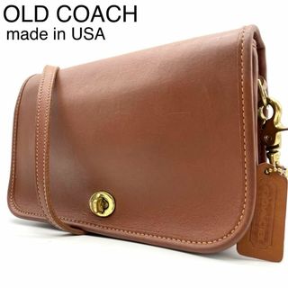 コーチ(COACH)の★美品 OLD COACH 303 ショルダーバッグ USA製 グラブタンレザー(ショルダーバッグ)