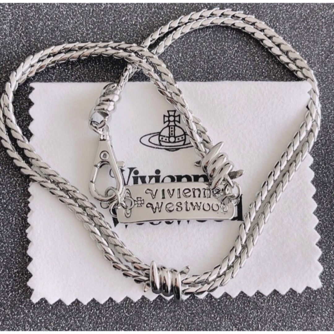 Vivienne Westwood(ヴィヴィアンウエストウッド)のヴィヴィアンウエストウッド　チョーカーネックレス メンズのアクセサリー(ネックレス)の商品写真