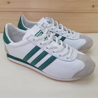 アディダス(adidas)のアディダス カントリー OG ホワイト/グリーン 23cm(スニーカー)