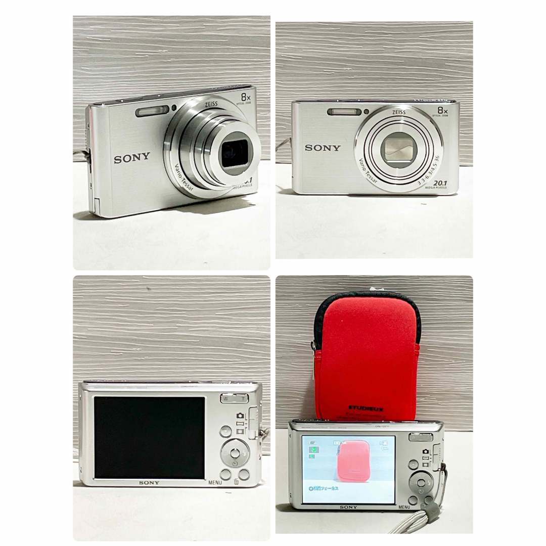 SONY(ソニー)のSONY サイバーショット DSC-W830【ソフトケース付】 スマホ/家電/カメラのカメラ(コンパクトデジタルカメラ)の商品写真