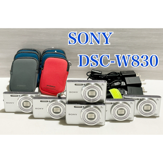ソニー(SONY)のSONY サイバーショット DSC-W830【ソフトケース付】(コンパクトデジタルカメラ)