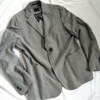 Ermenegildo Zegna - 「極美品」Zegna trofeo カシミア ブレザー グレー メランジ  M