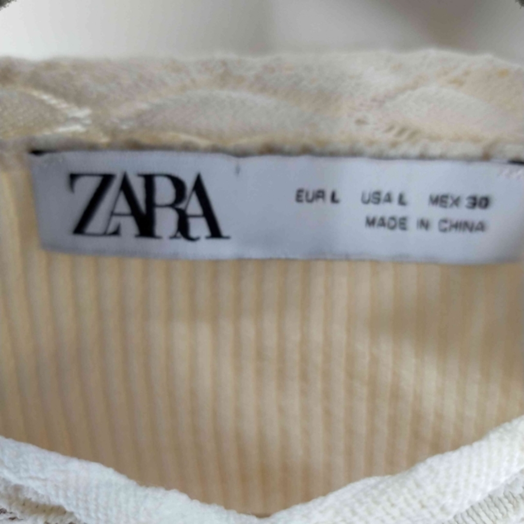 ZARA(ザラ)のZARA(ザラ) POINTELLE KNIT  レディース トップス ベスト レディースのトップス(ベスト/ジレ)の商品写真