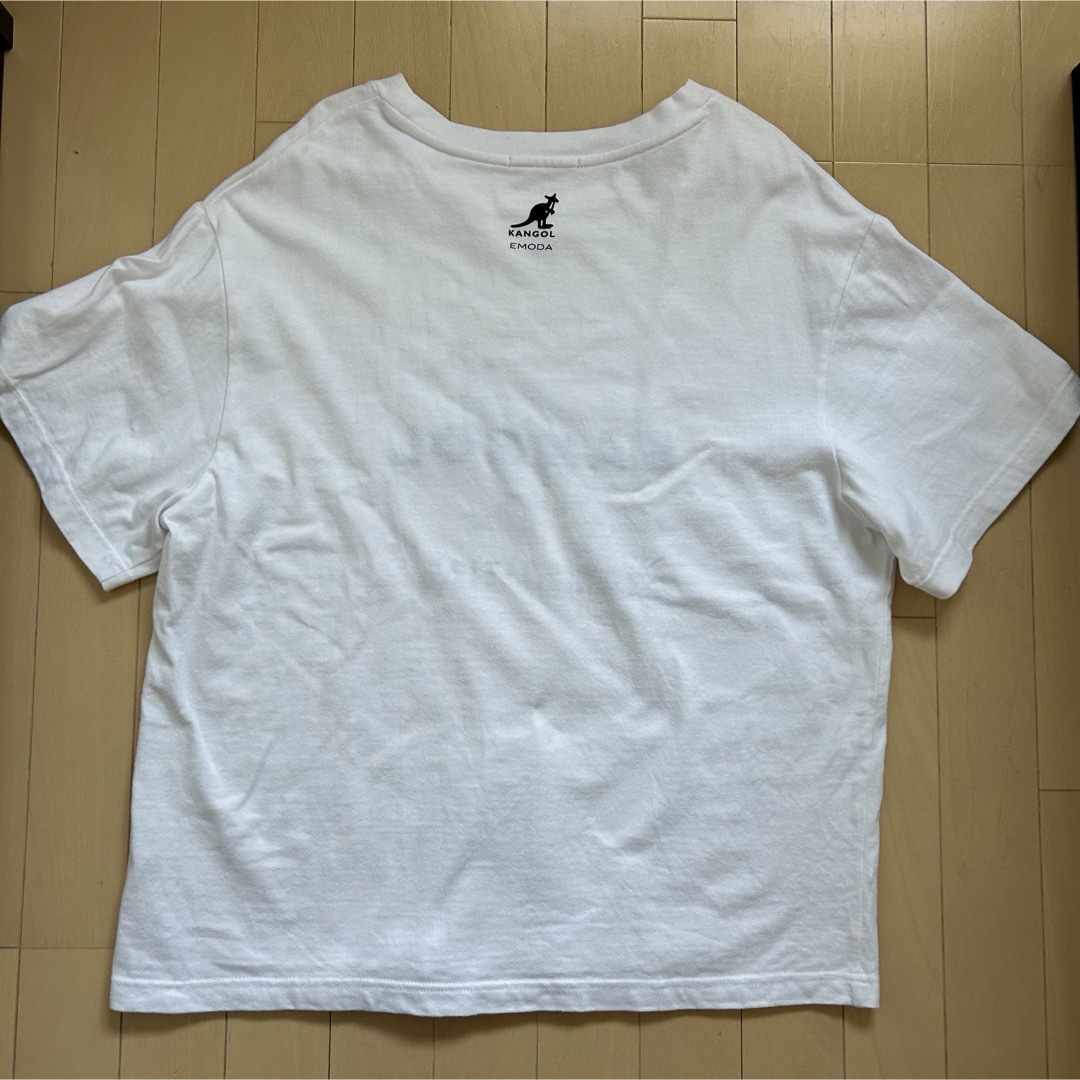 KANGOL(カンゴール)のEMODA×KANGOL ビッグマークTシャツ レディースのトップス(Tシャツ(半袖/袖なし))の商品写真