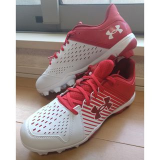 アンダーアーマー(UNDER ARMOUR)のアンダーアーマー　Leadoff Low　27.0cm　レッド　ポイントスパイク(シューズ)