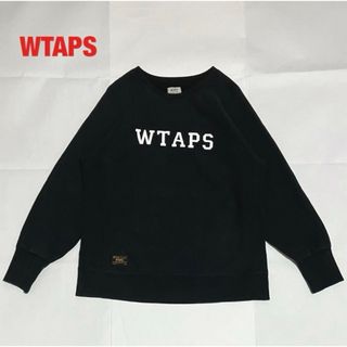 W)taps - 【人気】WTAPS　ダブルタップス　カレッジフォントロゴスウェット　肉厚　裏起毛