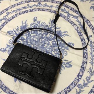 トリーバーチ(Tory Burch)のトリーバーチ 黒皮 ショルダーバッグ 美品(ショルダーバッグ)