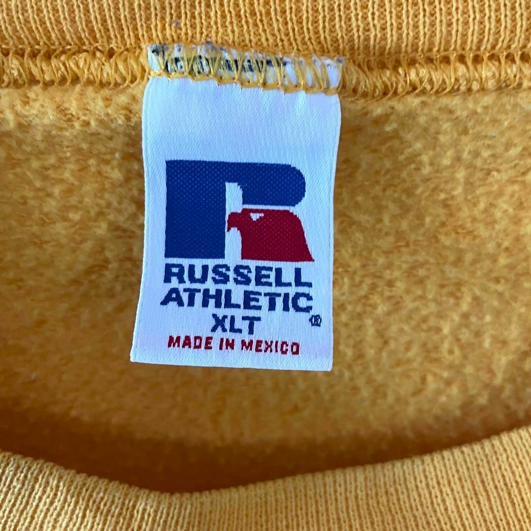ふるさと割】 mexico製 russell athletic スウェット イエロー XL ふるさと割】 mexico製 russell athletic スウェット イエロー XL
