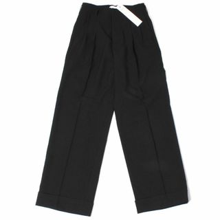 カイコー(KAIKO)の新品 KAIKO WIDE SLACKS size0 ブラック ワイドパンツ(スラックス)