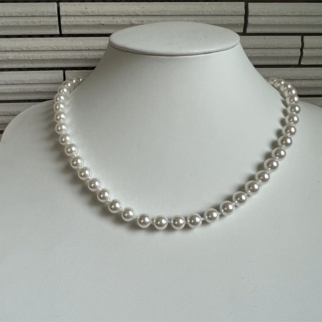 新品　天然真珠のネックレス　ブレスレット　ピアスの3点セット　AB891 レディースのアクセサリー(ネックレス)の商品写真