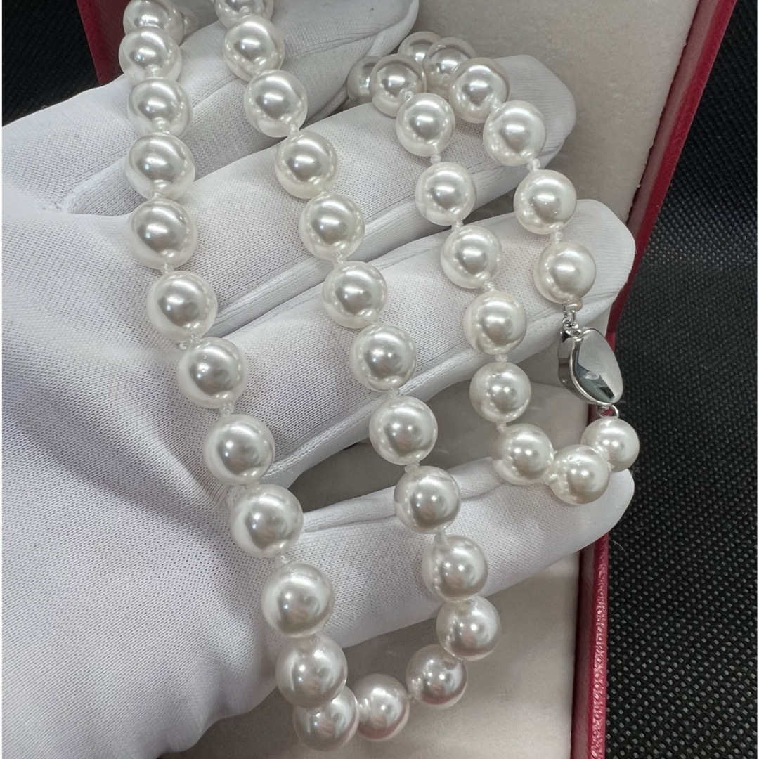 新品　天然真珠のネックレス　ブレスレット　ピアスの3点セット　AB891 レディースのアクセサリー(ネックレス)の商品写真